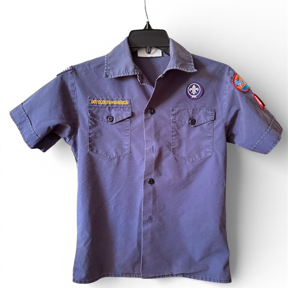 Boy Scouts of America Blue Official Shirt, Youth Medium